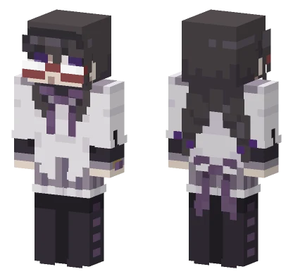Homura Akemi Moemura Puella Magi Madoka Magica Minecraft skin