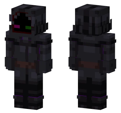 Hooded Shadowolf Minecraft skin