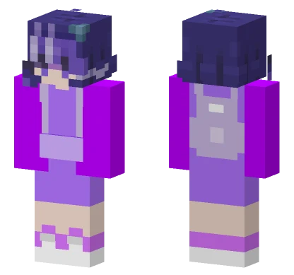 Hoodie Under Jacket Minecraft skin