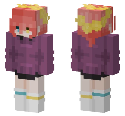 Hooman Chibi Minecraft skin