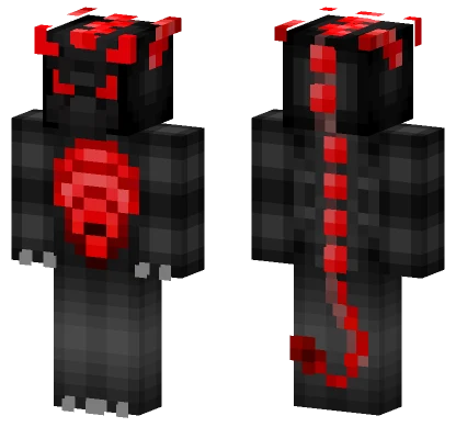 Horned Demon Dragon Minecraft skin