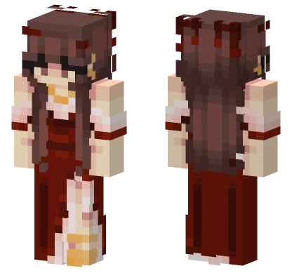 Hot Cocoa Girl Minecraft skin