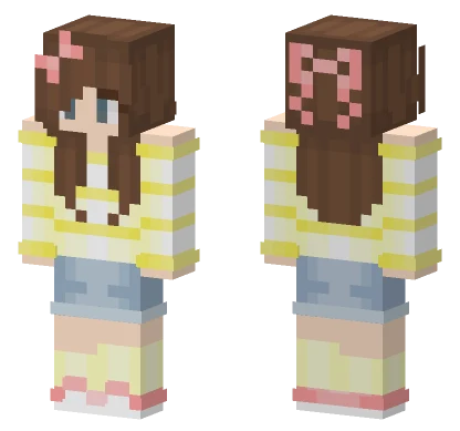 Hot Cocoa Spring Outfit Minecraft skin