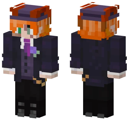 Howdy Purple Suit Minecraft skin