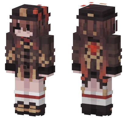 Hu Tao Minecraft skin