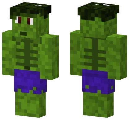 Hulk Minecraft skin