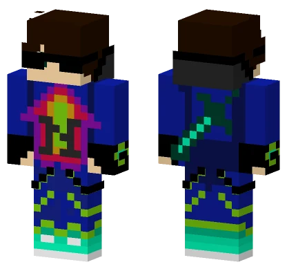 Human Minecraft skin