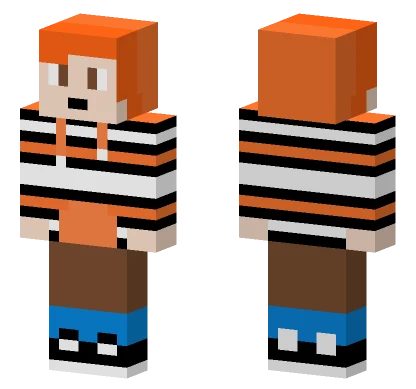 Human Clown Fish Minecraft skin