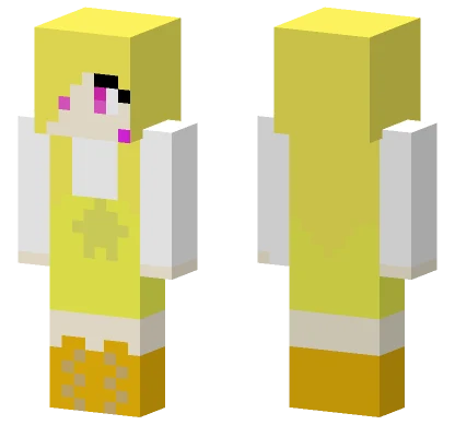 Human Rockstar Chica Minecraft skin