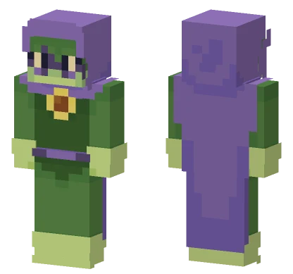 Humanized Green Shadow PVZH Minecraft skin