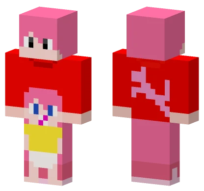 Humanized Pinky Jr And Panky Minecraft skin