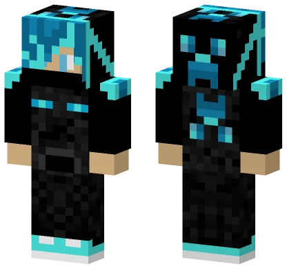 Humanteen Frost Version Minecraft skin