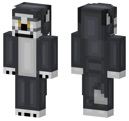 Hutch The Wolf Minecraft skin
