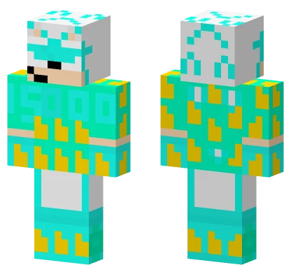 Hyper Classic Sonic Minecraft skin