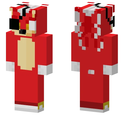 Hyper The Hedgehog V2 Minecraft skin