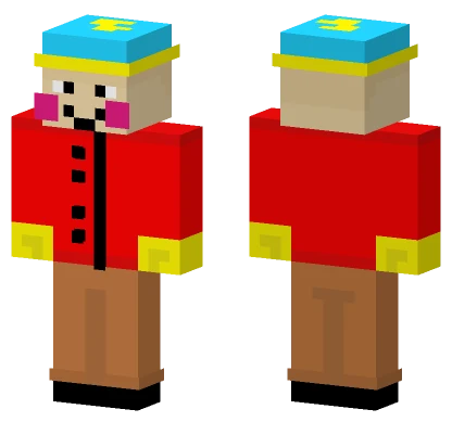Hypnotized Cartman Minecraft skin