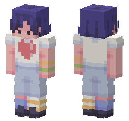 I Heart My Followers Hoodie Minecraft skin