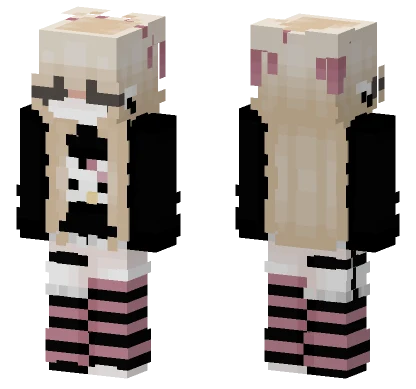 I Love Hello Kitty Minecraft skin