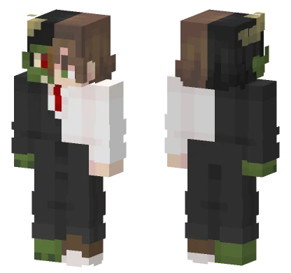 I Wasn't Born Grotesque Minecraft skin