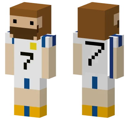 Ibai Real Madrid Outfit Minecraft skin
