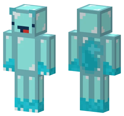 Ice Block Creature Minecraft skin