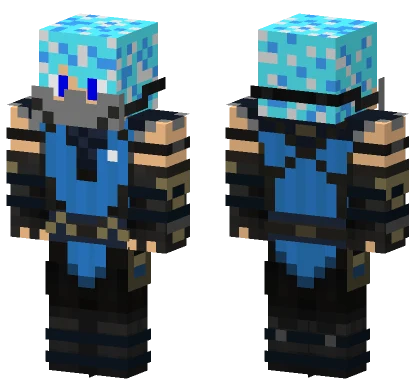 Ice Boy Sub Zero Minecraft skin