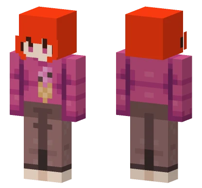 Ice Cream Girl Minecraft skin
