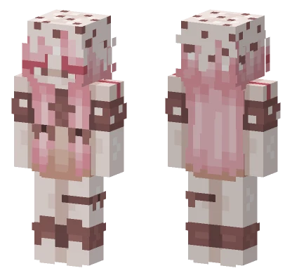 Ice Cream Girl Minecraft skin