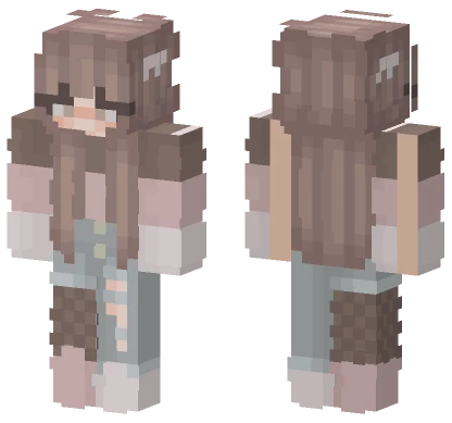Ice Cream Stripes Minecraft skin