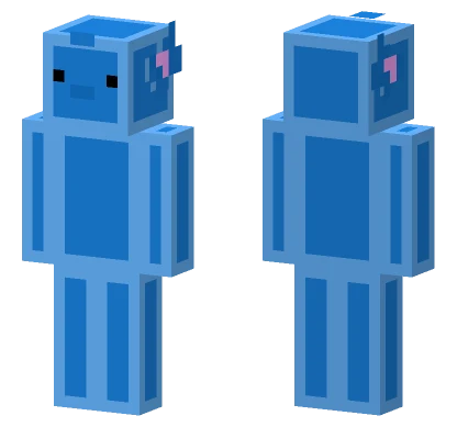 Ice Fox Slayer Blob Minecraft skin