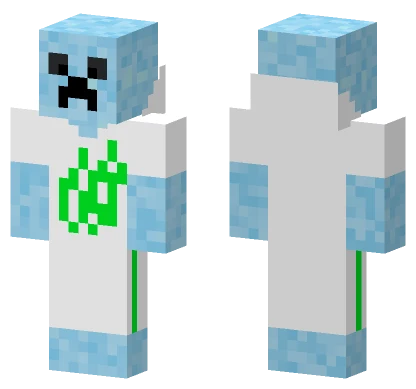 Ice Slime Hoodie Minecraft skin