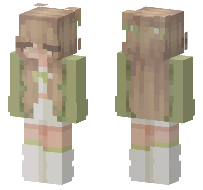 Iced Pistachio Matcha Minecraft skin