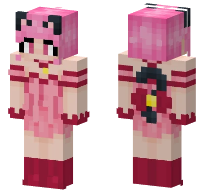 Ichigo Heroine Tokyo Mew Mew Minecraft skin