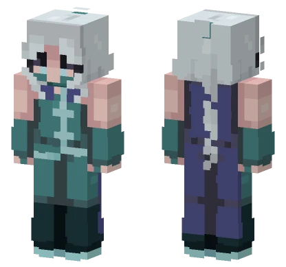 Icy Girl Minecraft skin