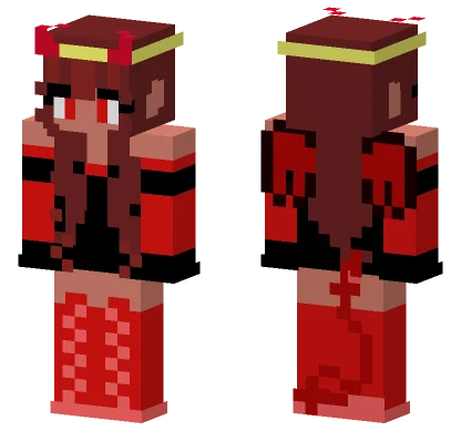 Imdemonangel Red Devil Minecraft skin