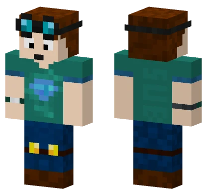 Improved DanTDM Skin Minecraft skin
