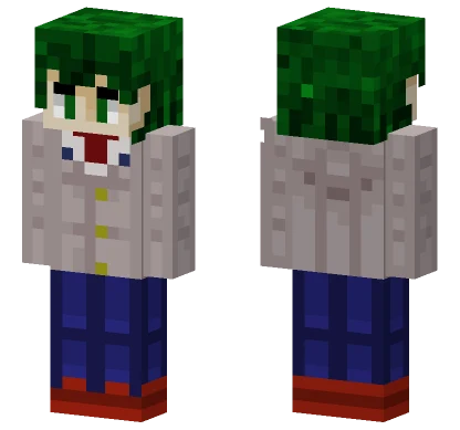 Improved Deku My Hero Academia Minecraft skin