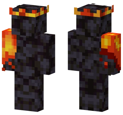 Improved Molten Suit Minecraft skin