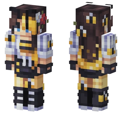 In The Eye Of The Swarm Minecraft skin