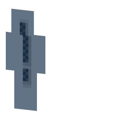 Inactive Grey Figure Minecraft skin