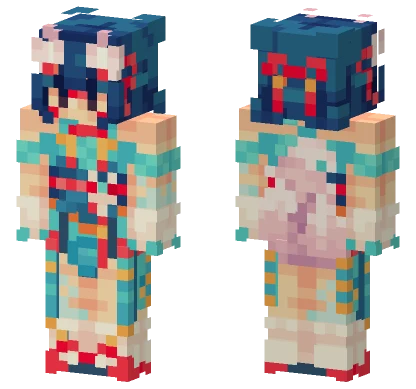 Inari Kiriko Overwatch Minecraft skin