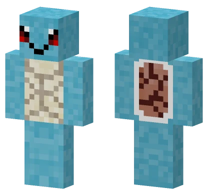 Infected Squirtle Minecraft skin