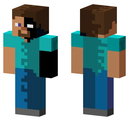 Infected Steve Minecraft skin