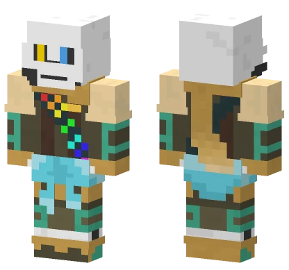 Ink Sans Minecraft skin