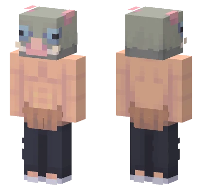 Inosuke Hashibira Minecraft skin