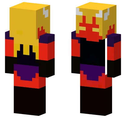 Insane Demon Girl Minecraft skin