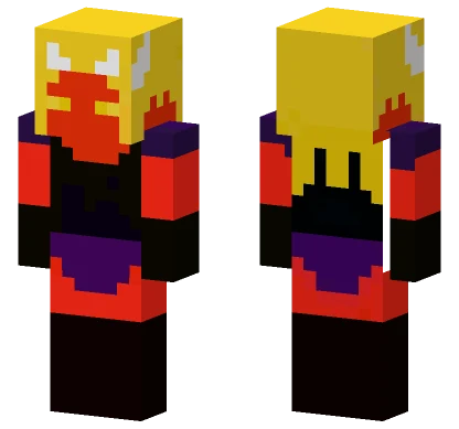 Insane Demon Girl Minecraft skin