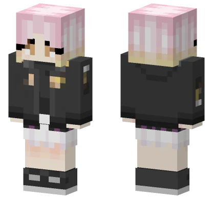 Inuyose Shinobu School Uniform Minecraft skin