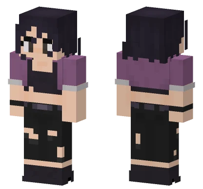 Invisigal Minecraft skin