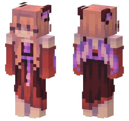 Irene Red Dress Minecraft skin